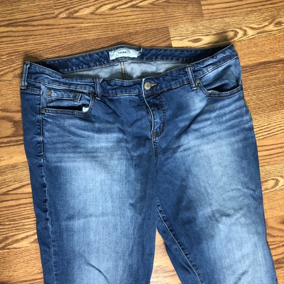 Torrid Raw Hem Jeans Plus size 20 - Picture 3 of 9